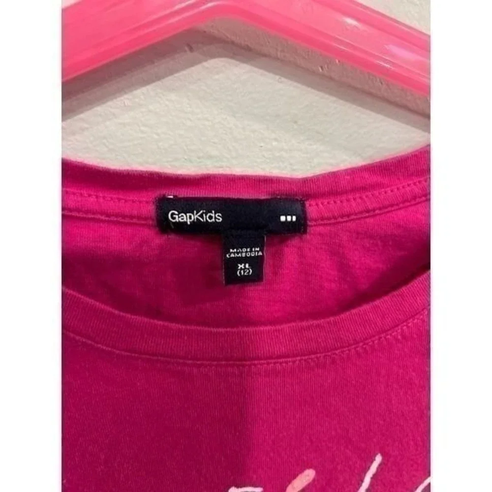 Gap kids girl donut sprinkles shirt pink size XL‎ 12
